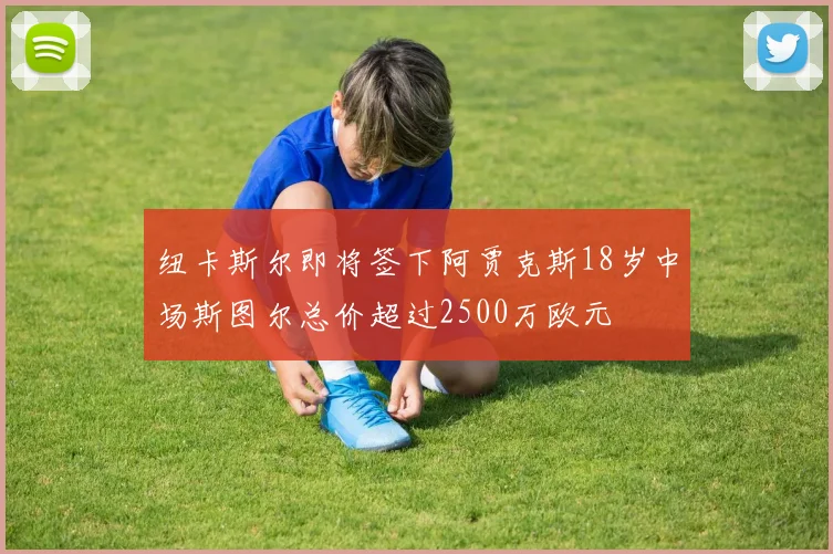 纽卡斯尔即将签下阿贾克斯18岁中场斯图尔总价超过2500万欧元