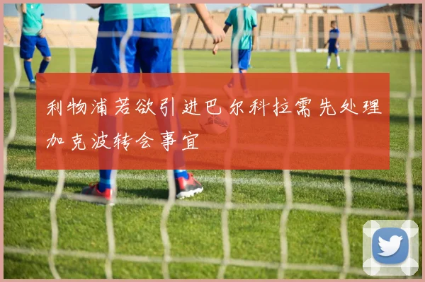 利物浦若欲引进巴尔科拉需先处理加克波转会事宜